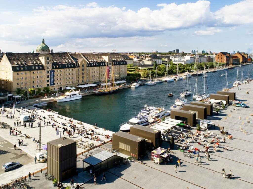 View of Copenhagen Harbour from Admiral Hotel