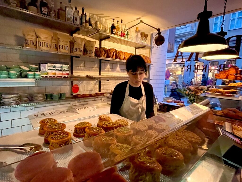 Chef at work in the Buka Bakery Copenhagen