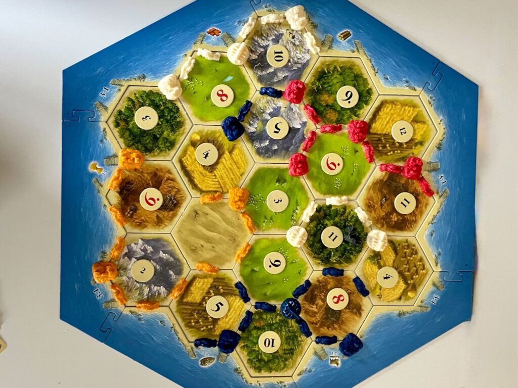 Catan Danish board game that i played with my Friends