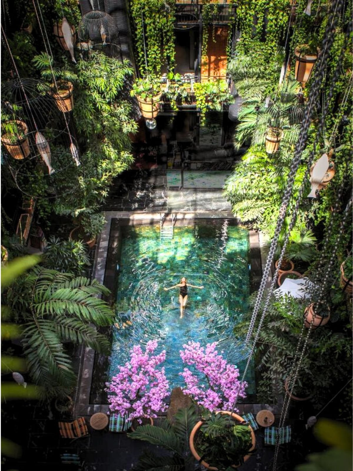 The swimming pool at Manon Les Suites Guldsmeden, one of the best hotels in Copenhagen, luxury hotels in Copenhagen