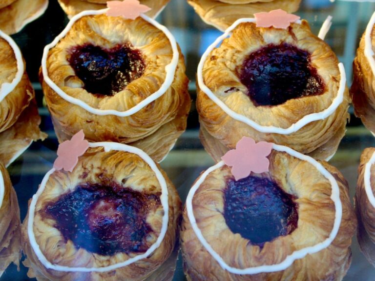 Must try Wienerbrød or Danish pastries in Denmark - Raspberry Croissant