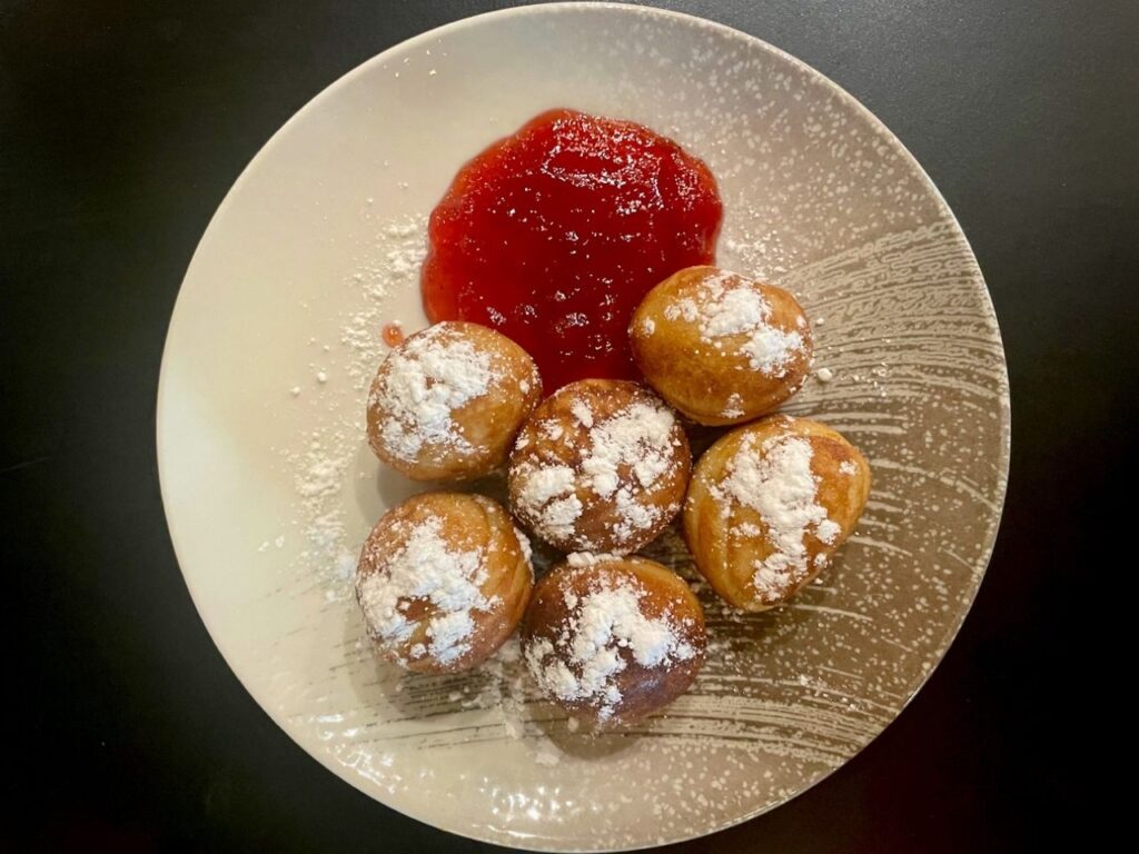 æbleskiver or Danish pancake balls, must-try Danish Christmas treat