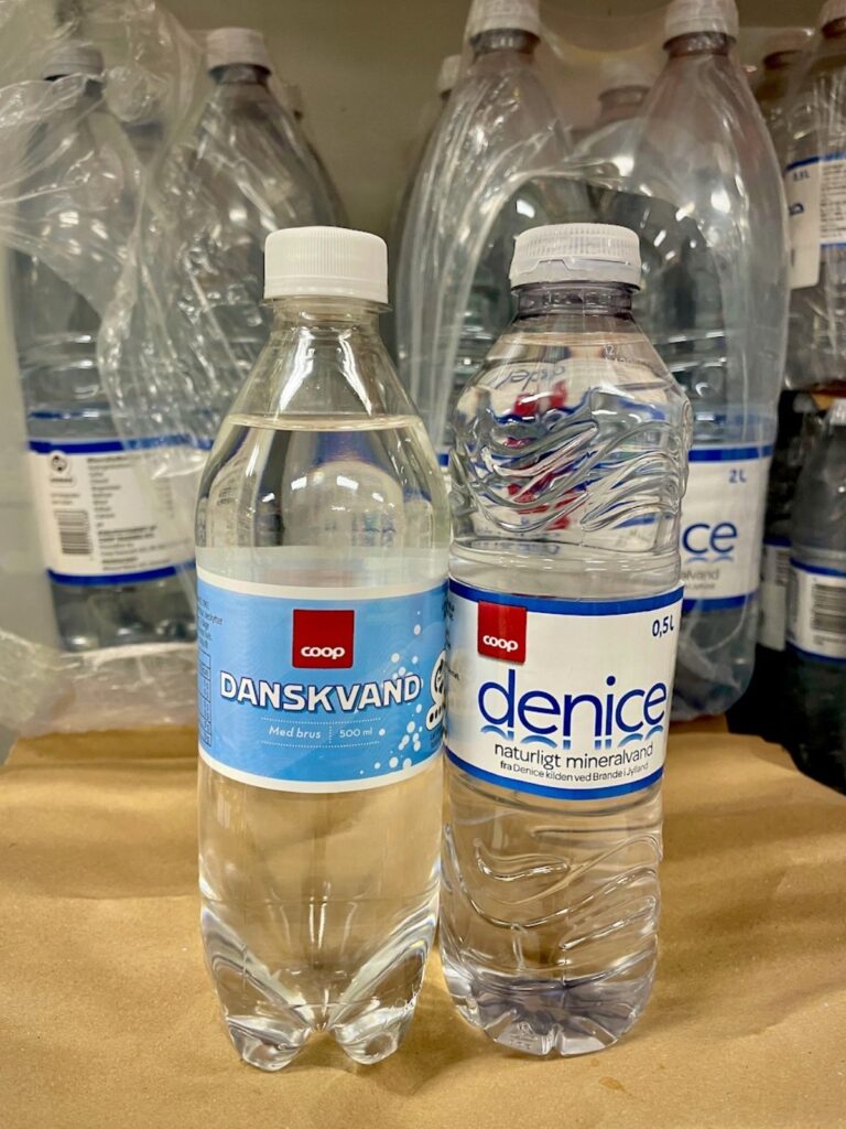 Danskvand and minervand - bottled water in Denmark