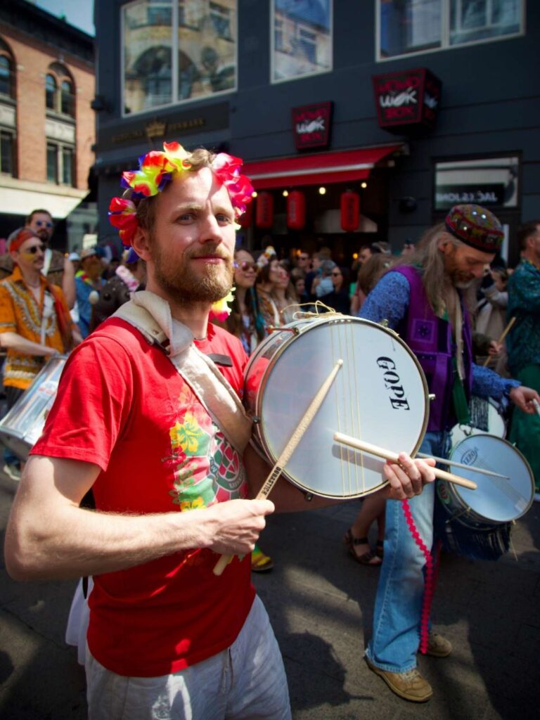 LGBTQ pride parade at Copenhagen, Denmark