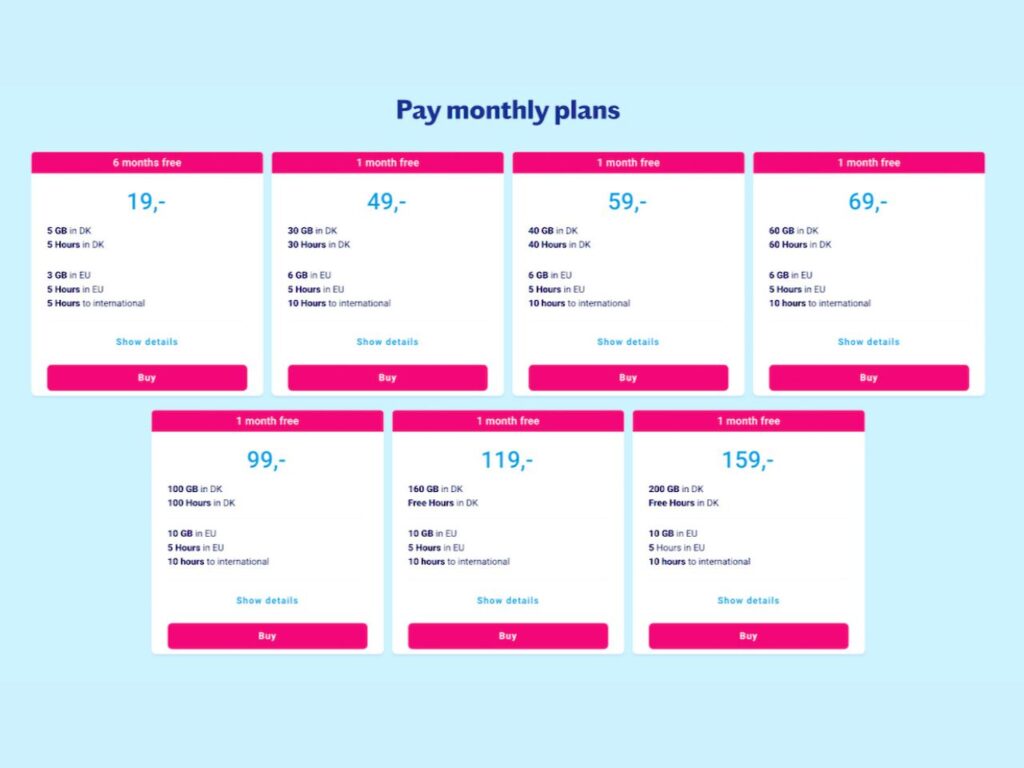 Lebara sim card data plans