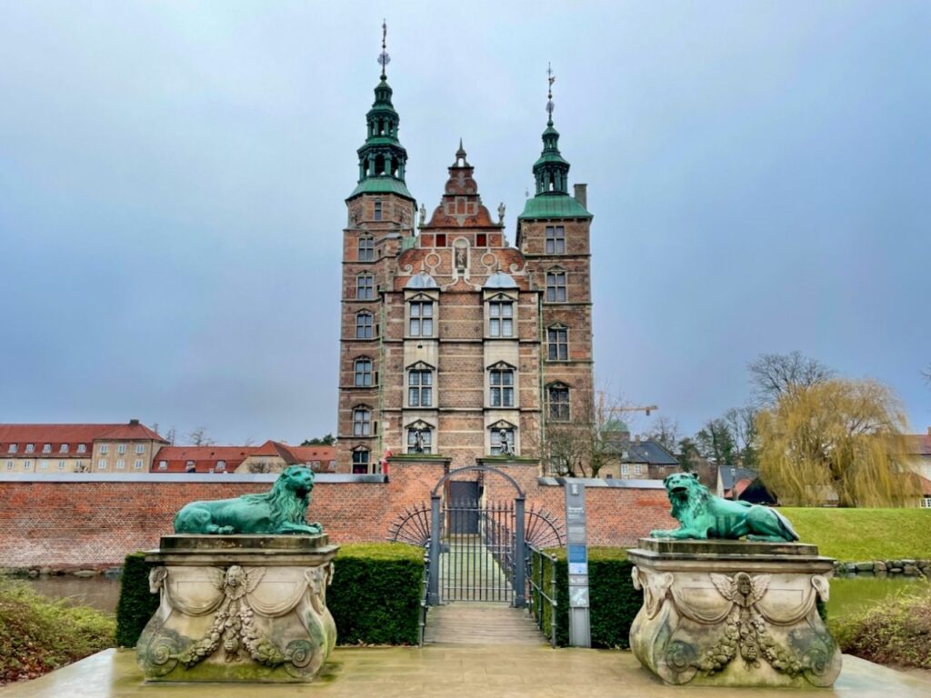 Entrance of Rosenborg Castle Copenhagen