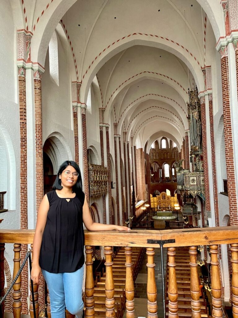 Inside look of the Roskilde cathedral