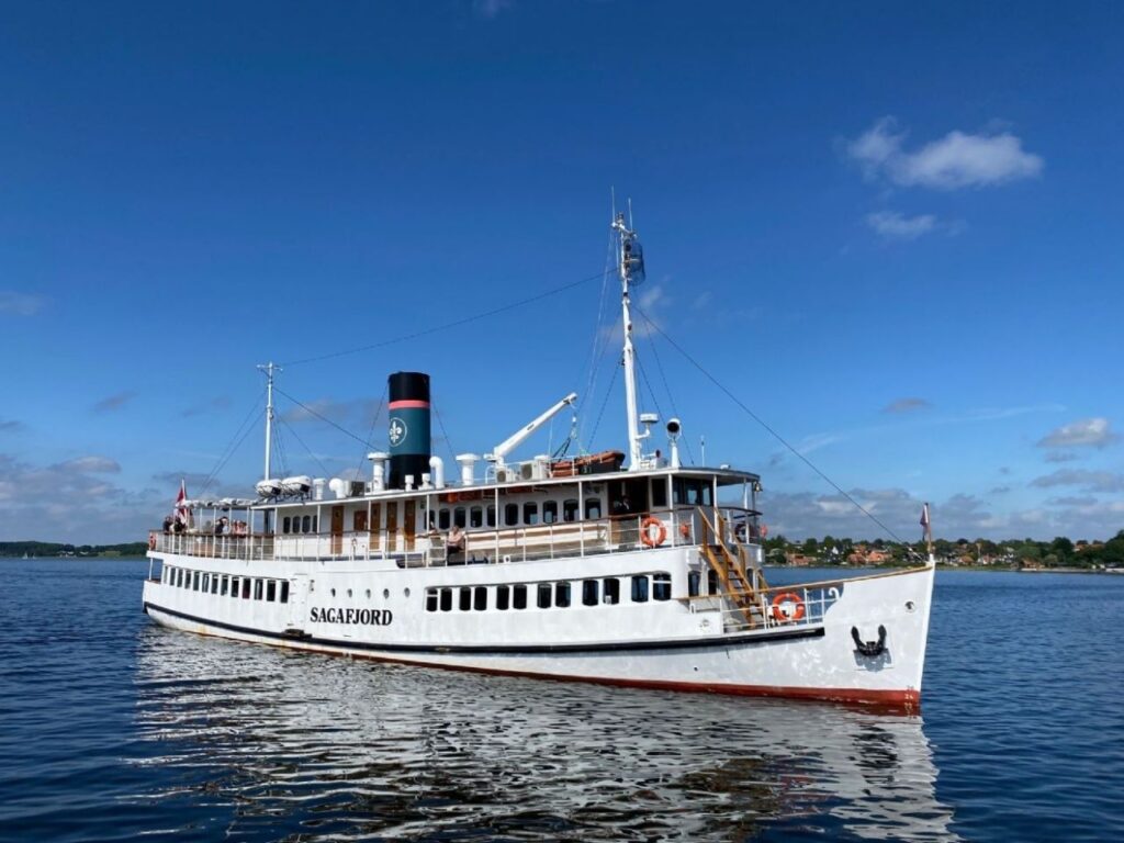 Sagafjord sailing restaurant at Roskilde, Denmark