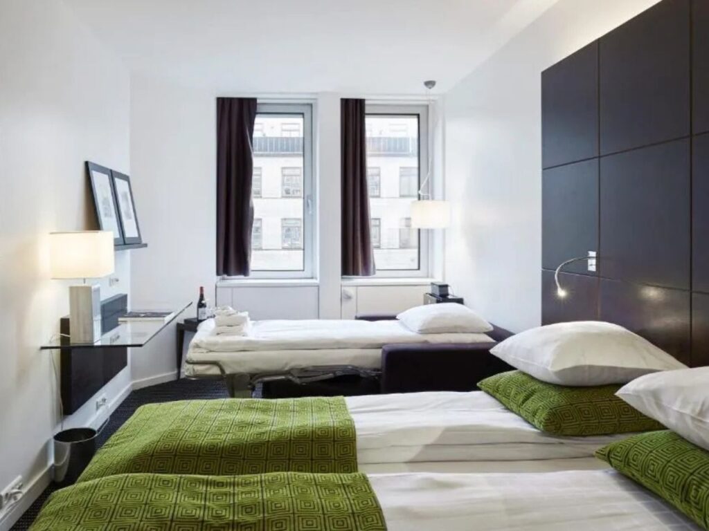 Family rooms at the Square hotel, Copenhagen