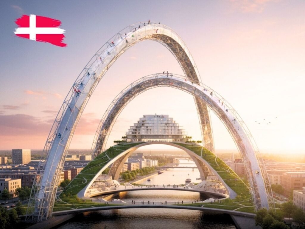 Architecture of Ski Dome Randers Denmark