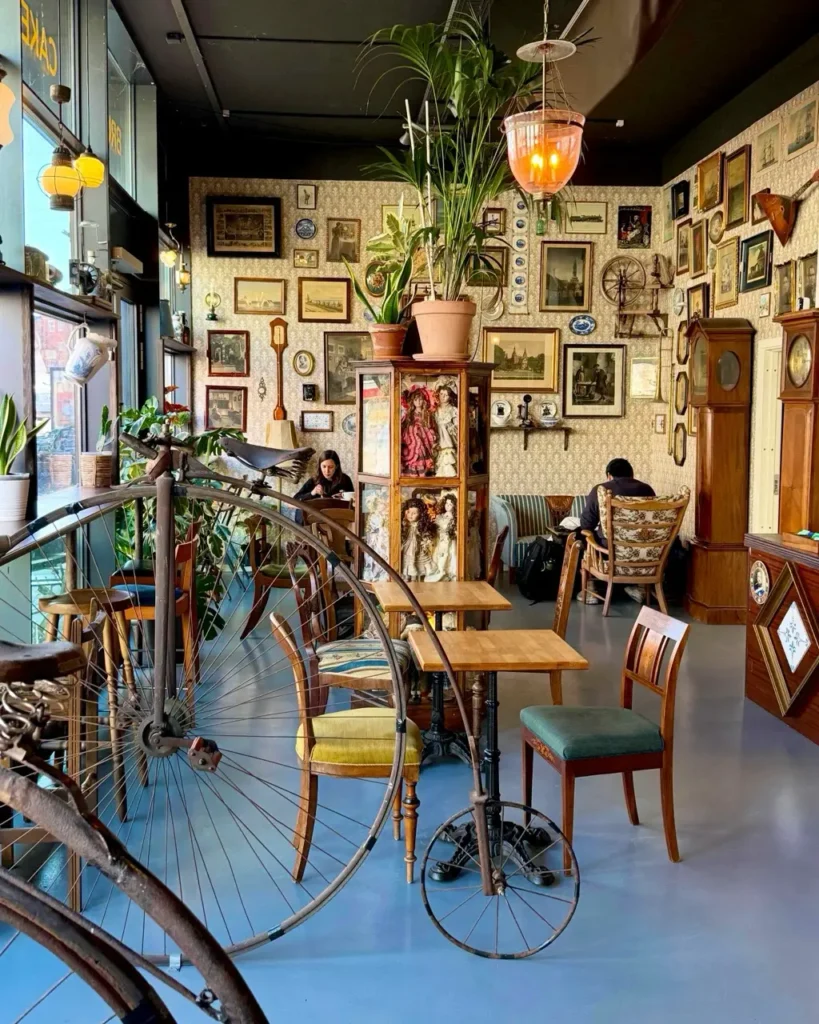Interior look of 20 grams cafe Copenhagen
