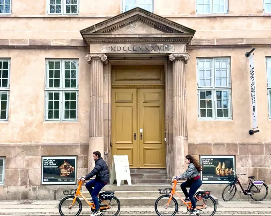 Two tourists Biking is a Copenhagen must do activity