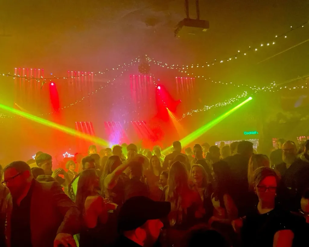 Copenhagen nightlife - people dancing at clubs