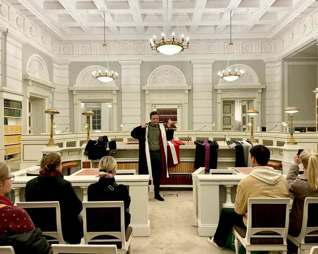 Visiting the supreme Court tour at Culture Night Kulturnatten
