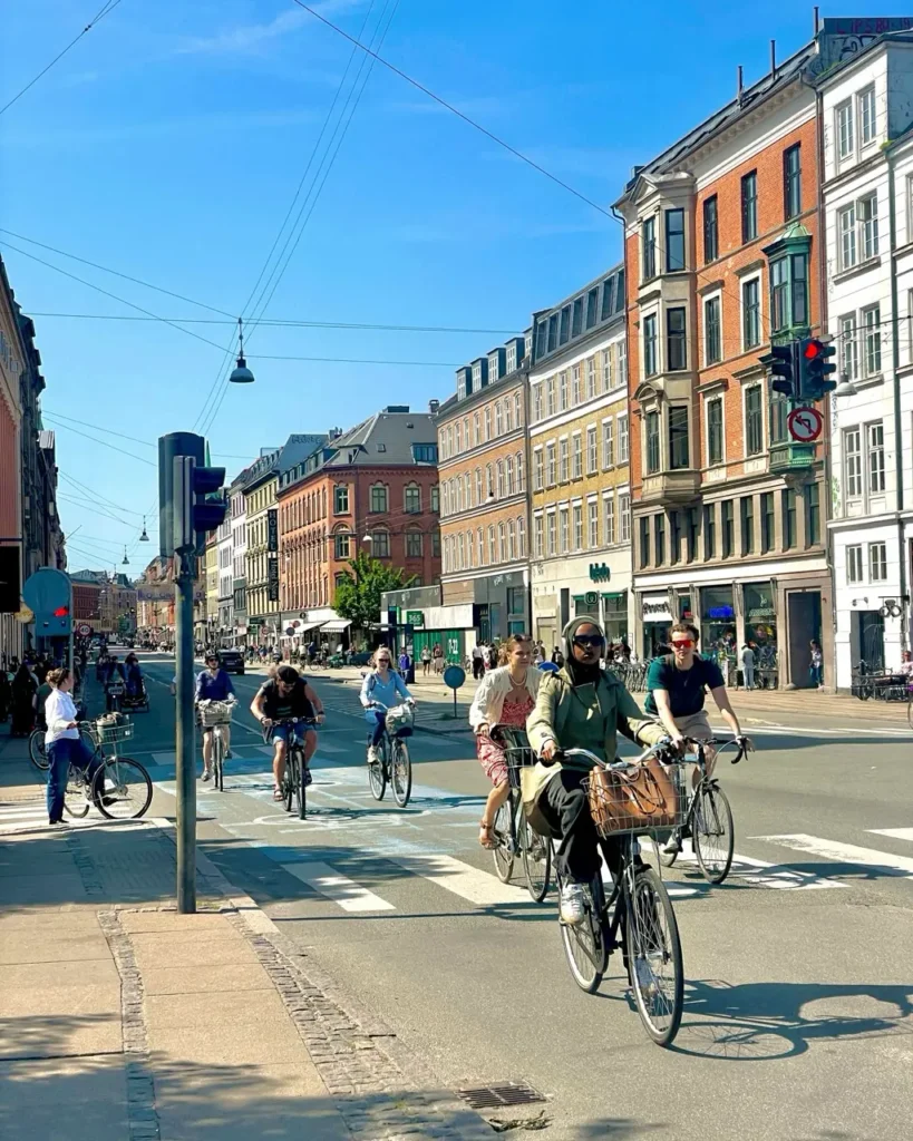Exploring the city by Bike is a free things to do in Copenhagen