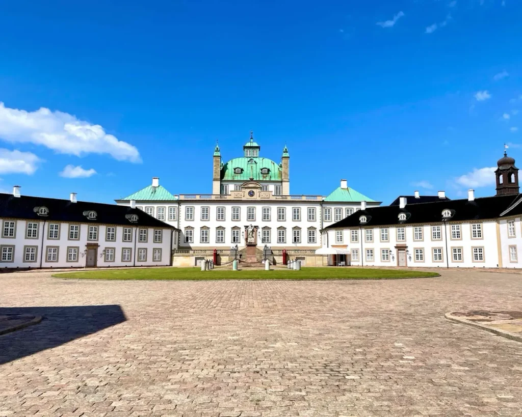 Full view of Fredensborg castle building Hillerod