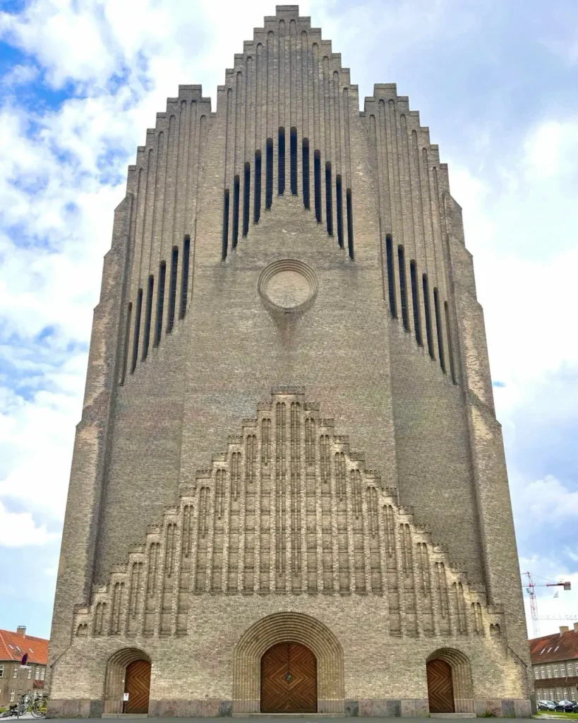 Grundtvig Church full view from outside