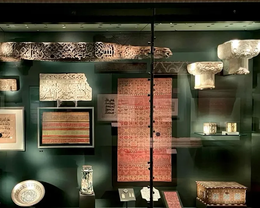 Artifacts inside David Samling, a must visit free museums in Copenhagen