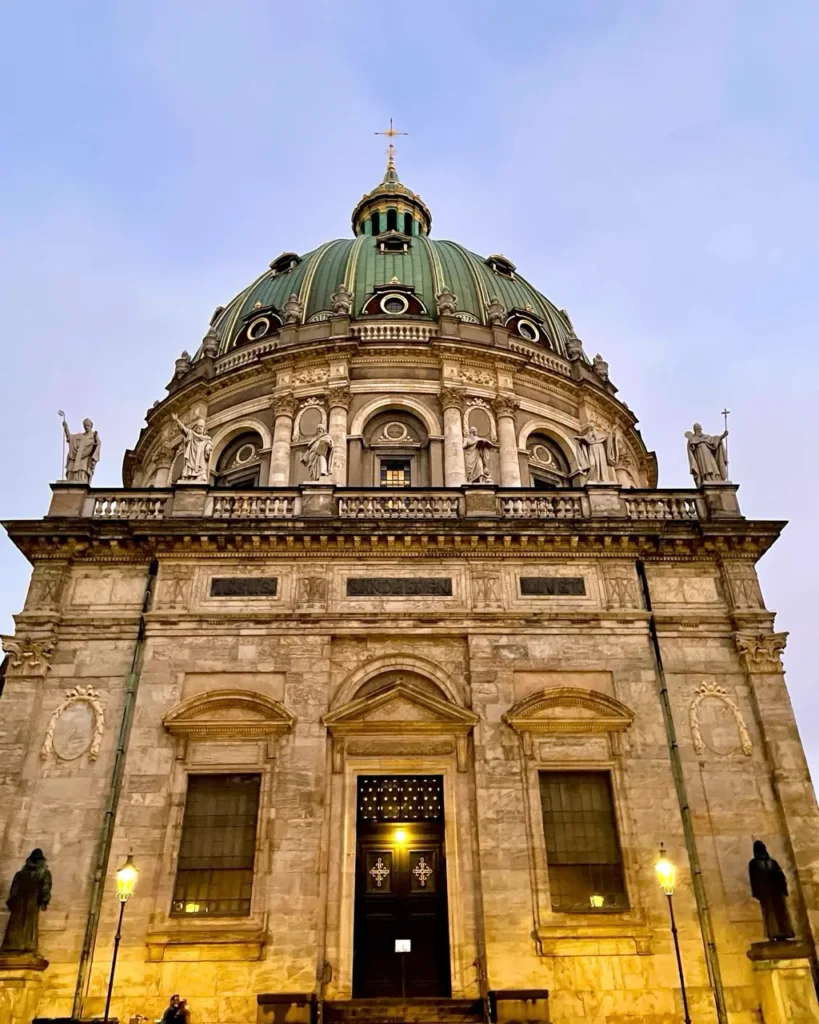Marble church outside look