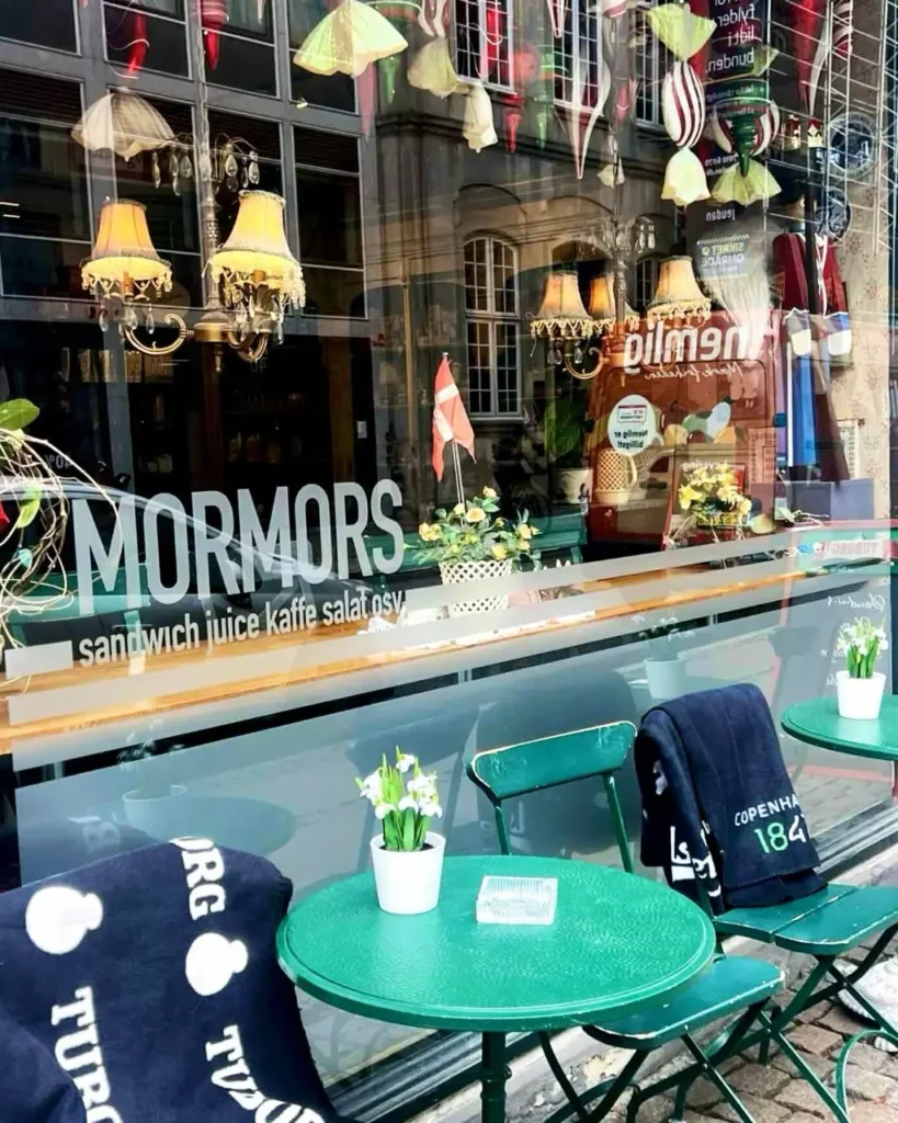 The outside look of Mormors restaurant