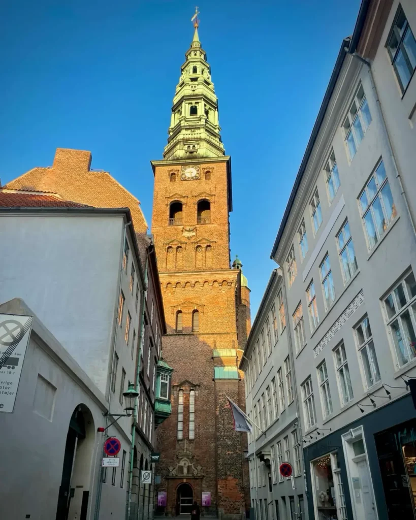 Nicolaj Kunsthal building seen from the streets of Copenhagen