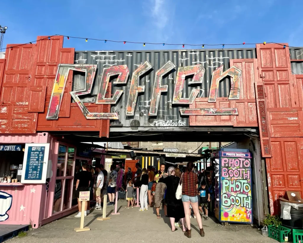 Reffen street food market entrance