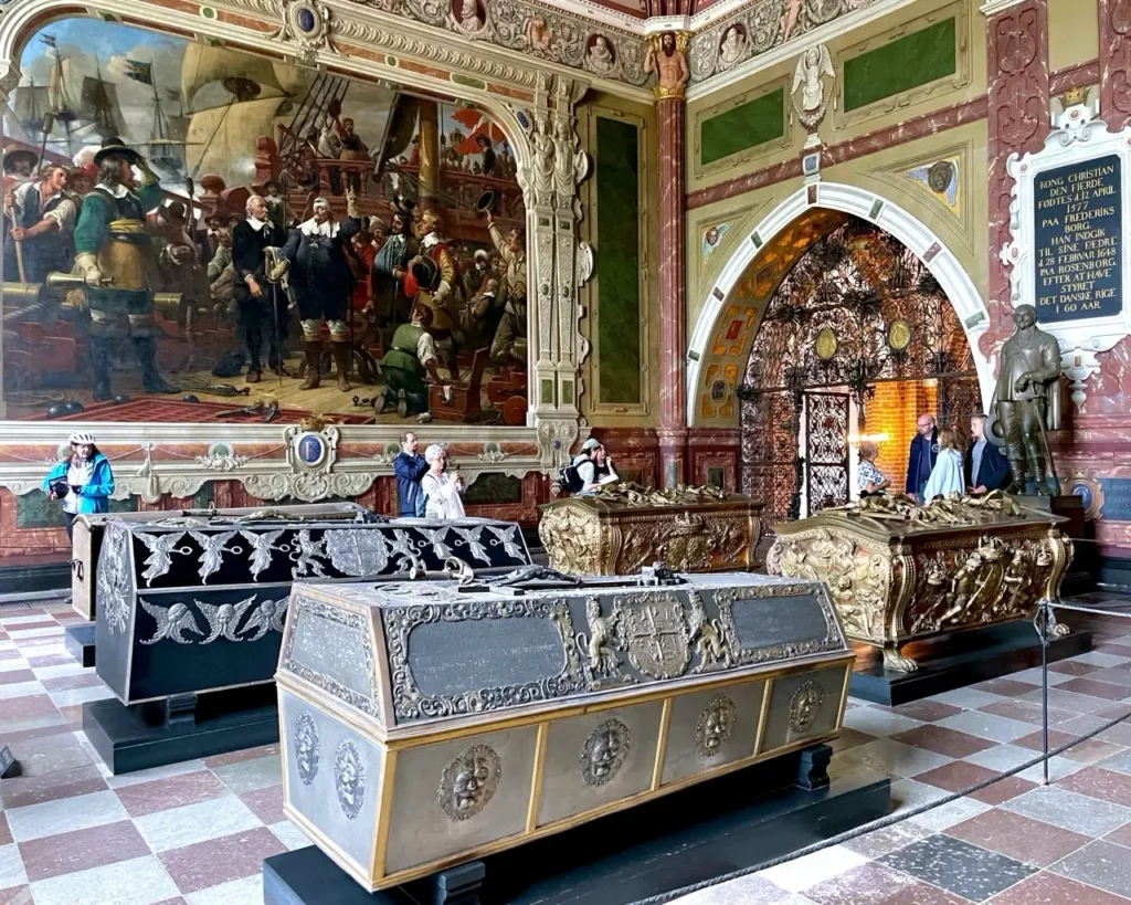 Royal tombs at the Roskilde Cathedral