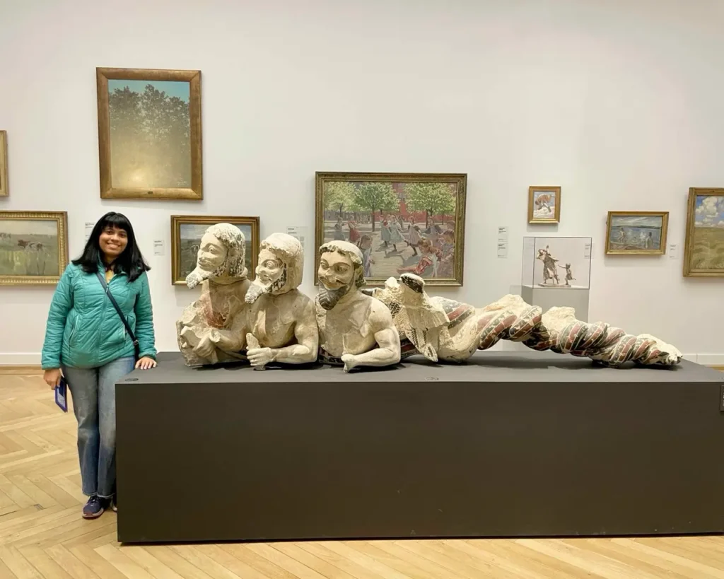 Interesting statues at SMK Statens Museum of Kunst