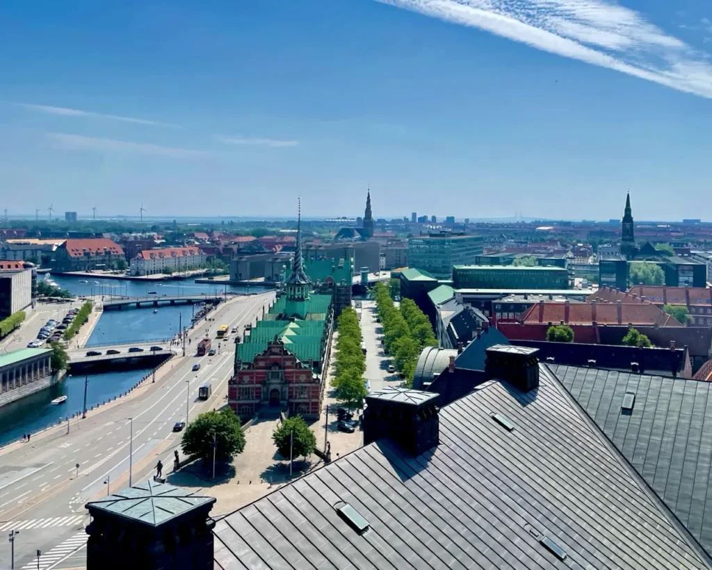View from the Christiansborg tower