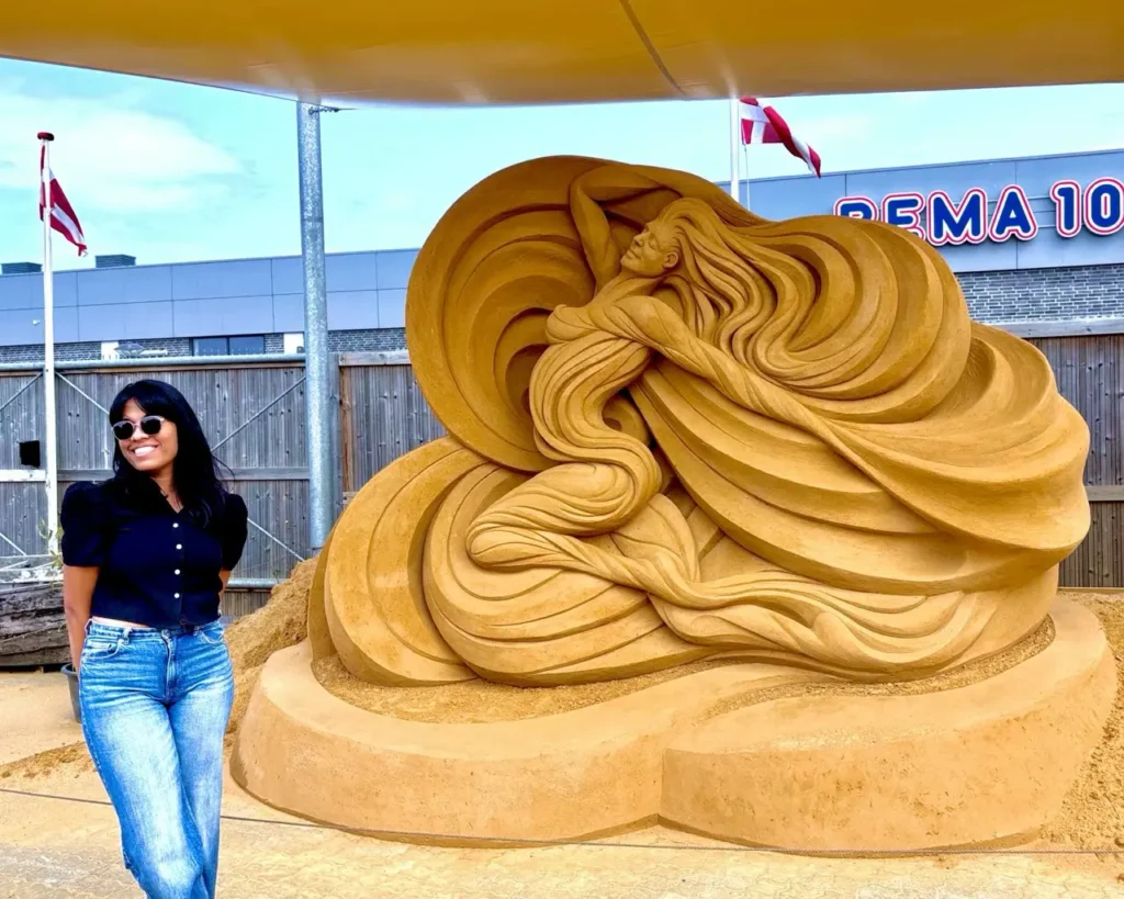 Sculptures at Hundested sand sculpture festival