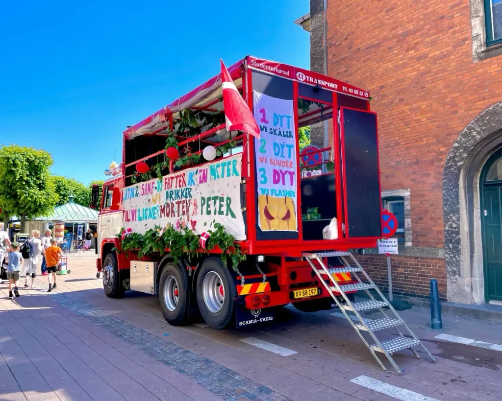 Studenterkørsel van