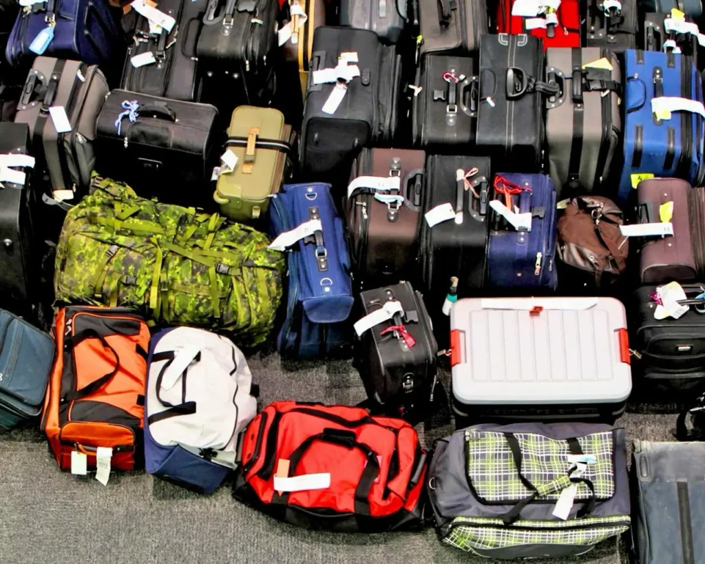 Luggage storage at hotels and hostels
