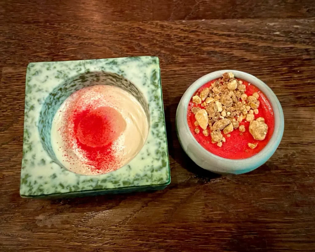 Rhubarb dessert
